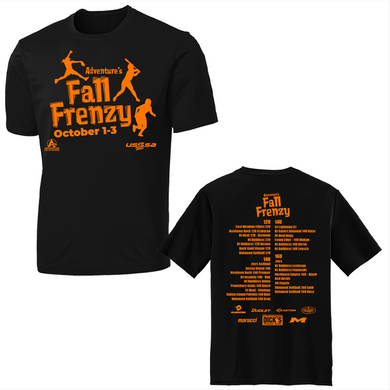 Adventure's Fall Frenzy Tournament Shirt