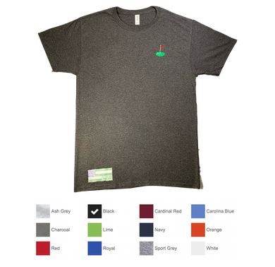 Golf Course Flag Embroidery Cotton Shirts