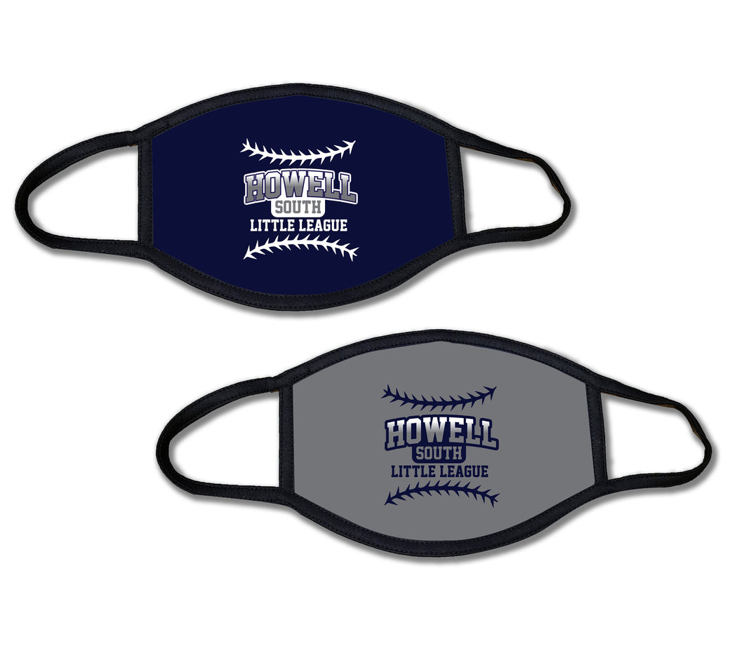 Howell South Little League Face Mask