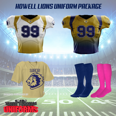Howell Lions 2022 Pop Warner Uniform Bundle