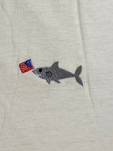 Shark Embroidery Cotton Tank Top