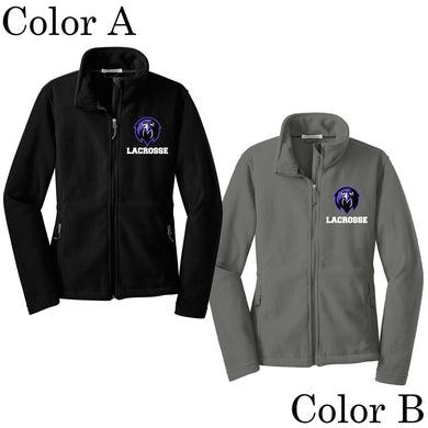 Monroe Lacrosse Ladies Fleece Jacket with Embroidered Logo