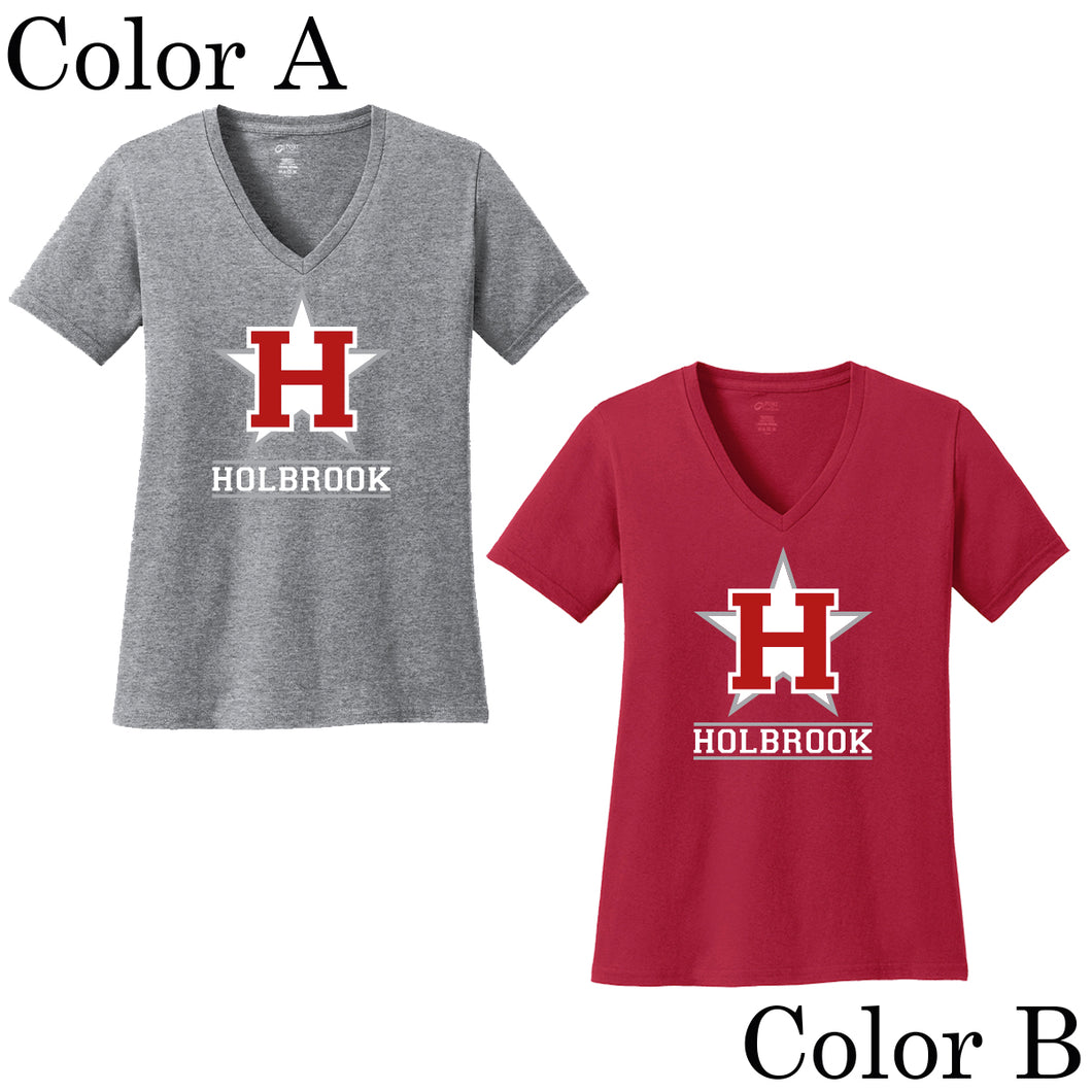 Holbrook Little League Short Sleeve V-Neck Shirt