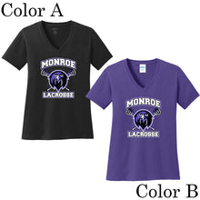 Monroe Lacrosse Ladies Short Sleeve V-Neck Shirt