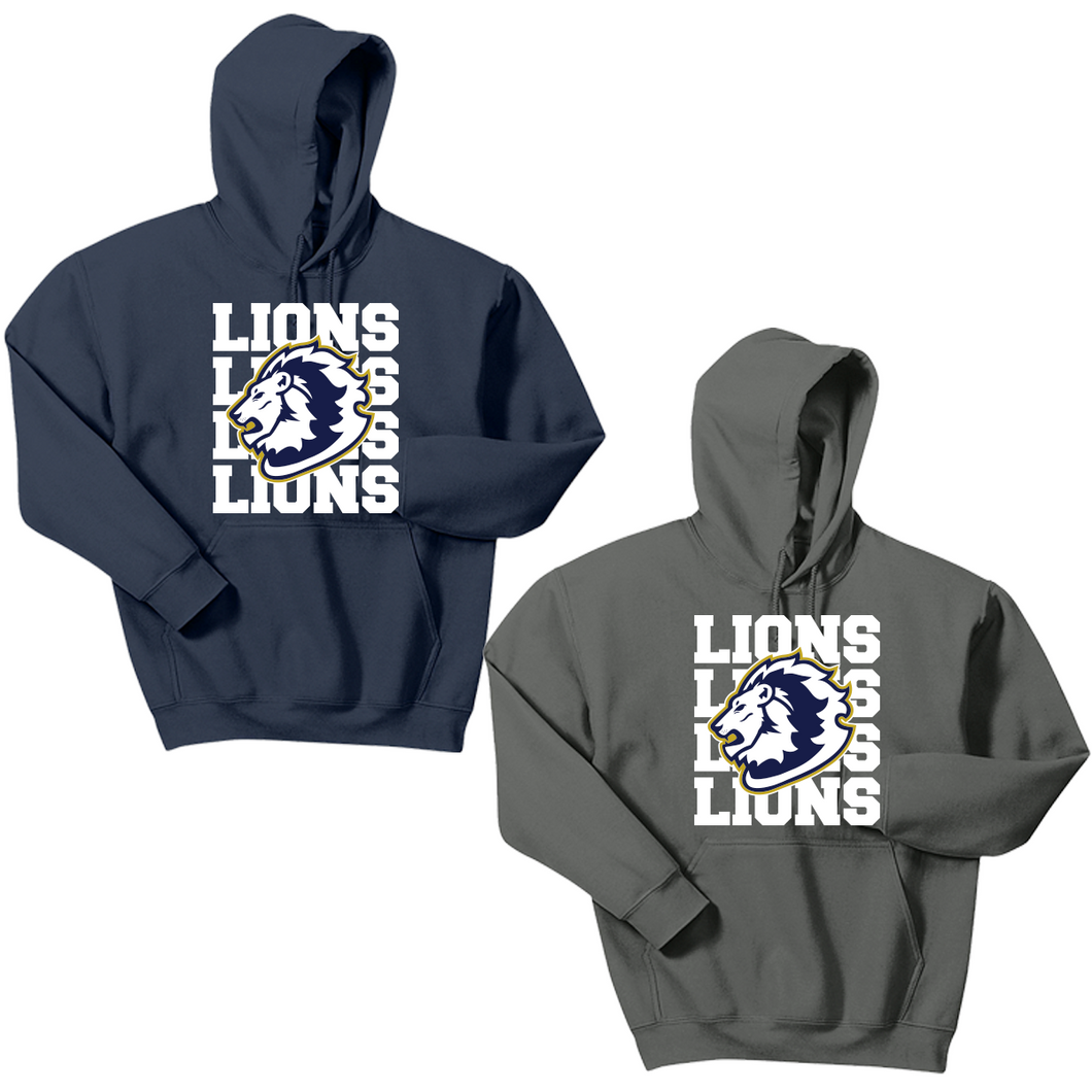 Howell Lions Logo Cotton Hoodie