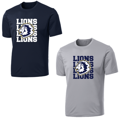 Howell Lions Logo Dri Fit Tri Blend Shirt