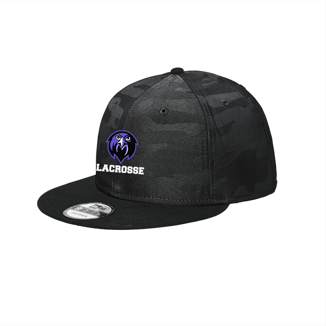 Copy of Monroe Lacrosse Embroidered Logo Team New Era Camo Hat