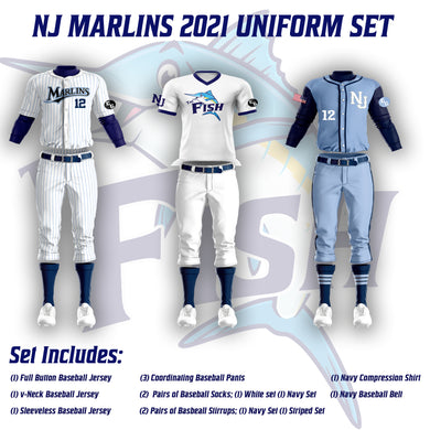 NJ Marlins 2021 Uniform Set
