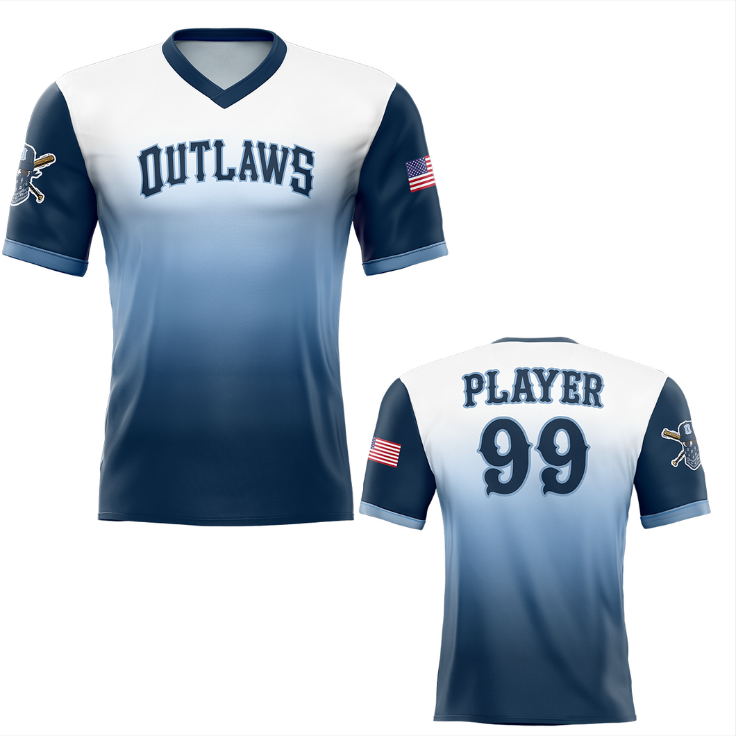 Outlaws 9u Gameday Fade Jersey