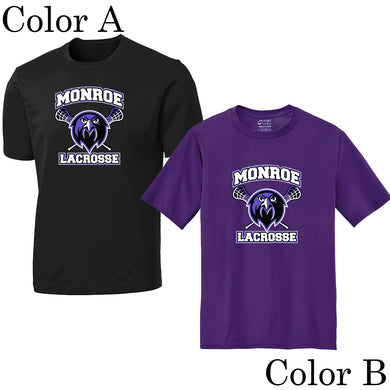 Monroe Lacrosse Dri Fit Tri Blend Shirt