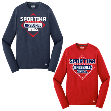 Sportika 2021 New Era Long Sleeve Performance Crew Tee