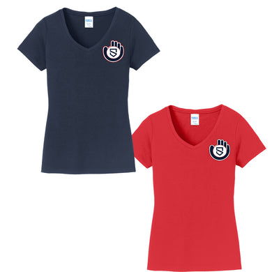 Sportika 2022 Embroidered Ladies V-Neck Shirt