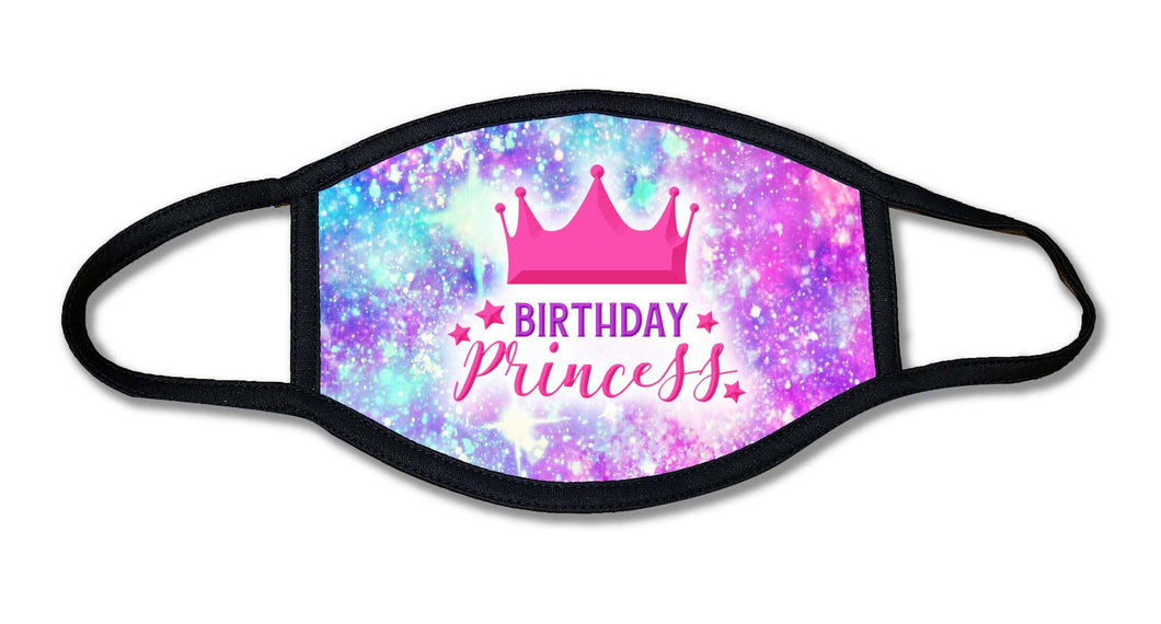 Girl Birthday Princess Face Mask