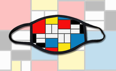 Piet Mondrian C Face Mask