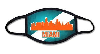 Miami Skyline Face Mask
