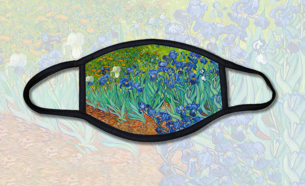 Van Gogh Irises Face Mask