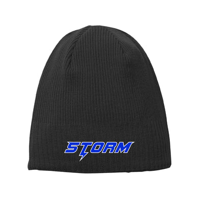 Storm Football Embroidery Beanie Hat