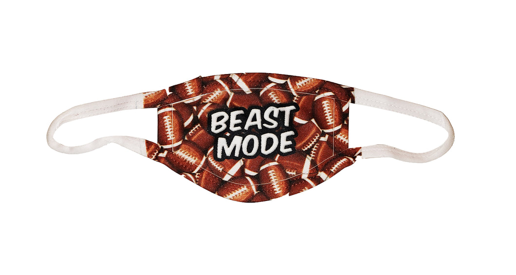 Youth Beast Mode Football Face Mask