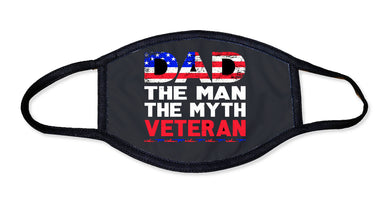 Dad Veteran  Face Mask