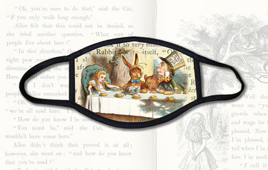 Classic Alice in Wonderland Face Mask