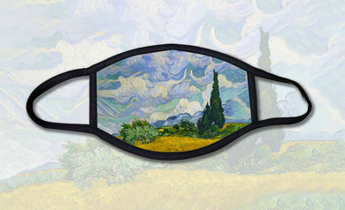 Van Gogh Wheat Fields Face Mask