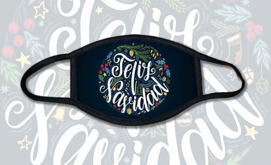 Feliz Navidad Face Mask