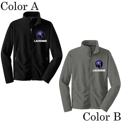 Monroe Lacrosse Fleece Jacket with Embroidery