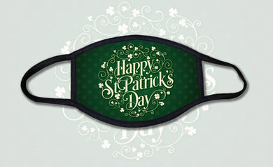 Happy St Patricks Day Fancy Face Mask