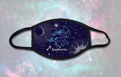 Sagittarius Zodiac Face Mask