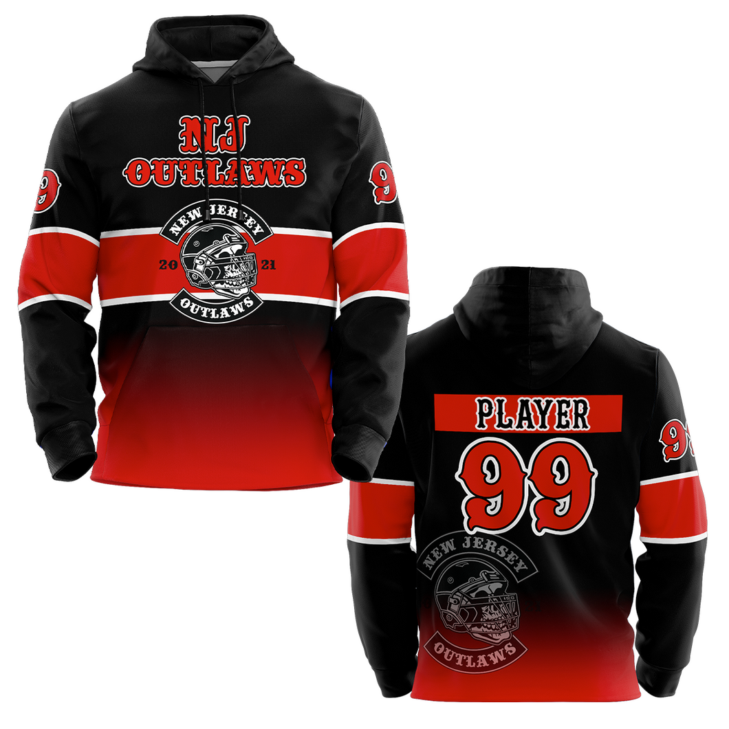 New Jersey Outlaws Game Day Hoodie