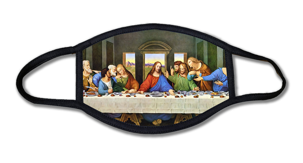 Last Supper Art Jesus Face Mask