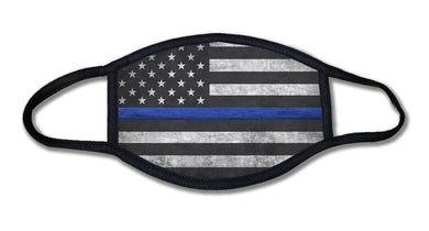 Law Enforcement Flag Face Mask