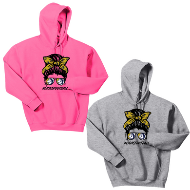 Howell Lions Hashtag Football Cotton Hoodie