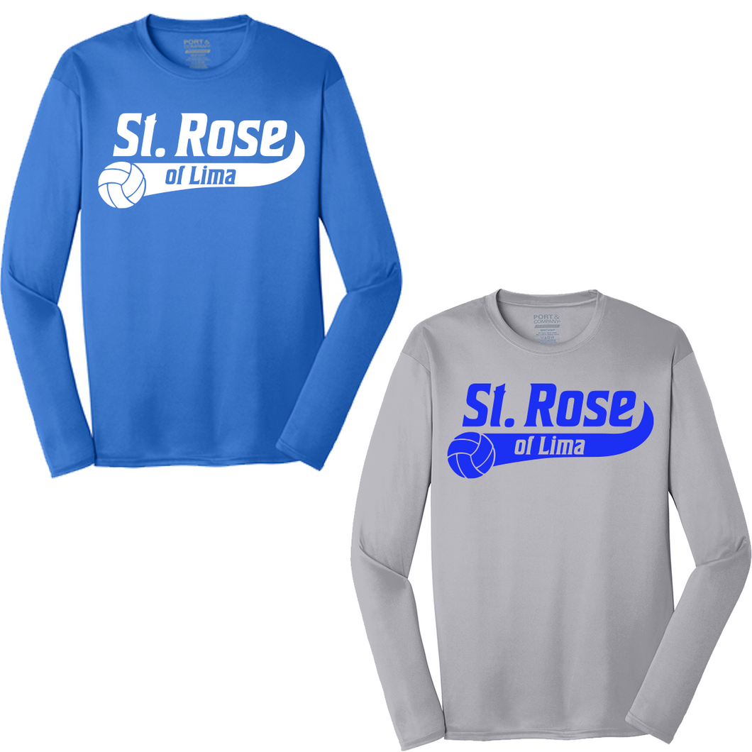 St. Rose of Lima Long Sleeve Performance Shirt