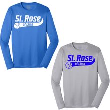 St. Rose of Lima Baseball Long Sleeve Performance Shirt