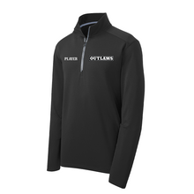 New Jersey Outlaws Quarter Zip Embroidery Jacket