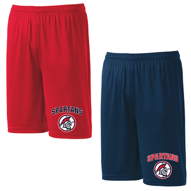 Spartans Baseball Training Shorts with pockets