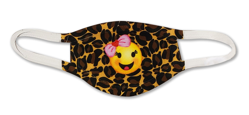 YOUTH Cheetah Emoji Face Mask